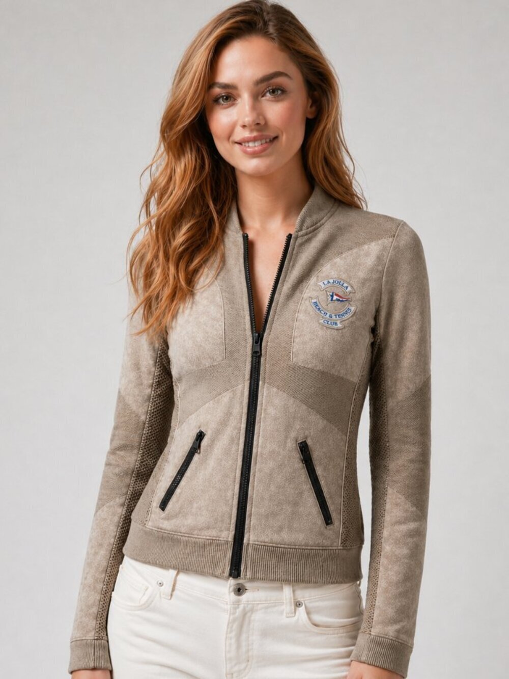 Blanc Noir Jacket La Jolla Beach Tennis Club Logo